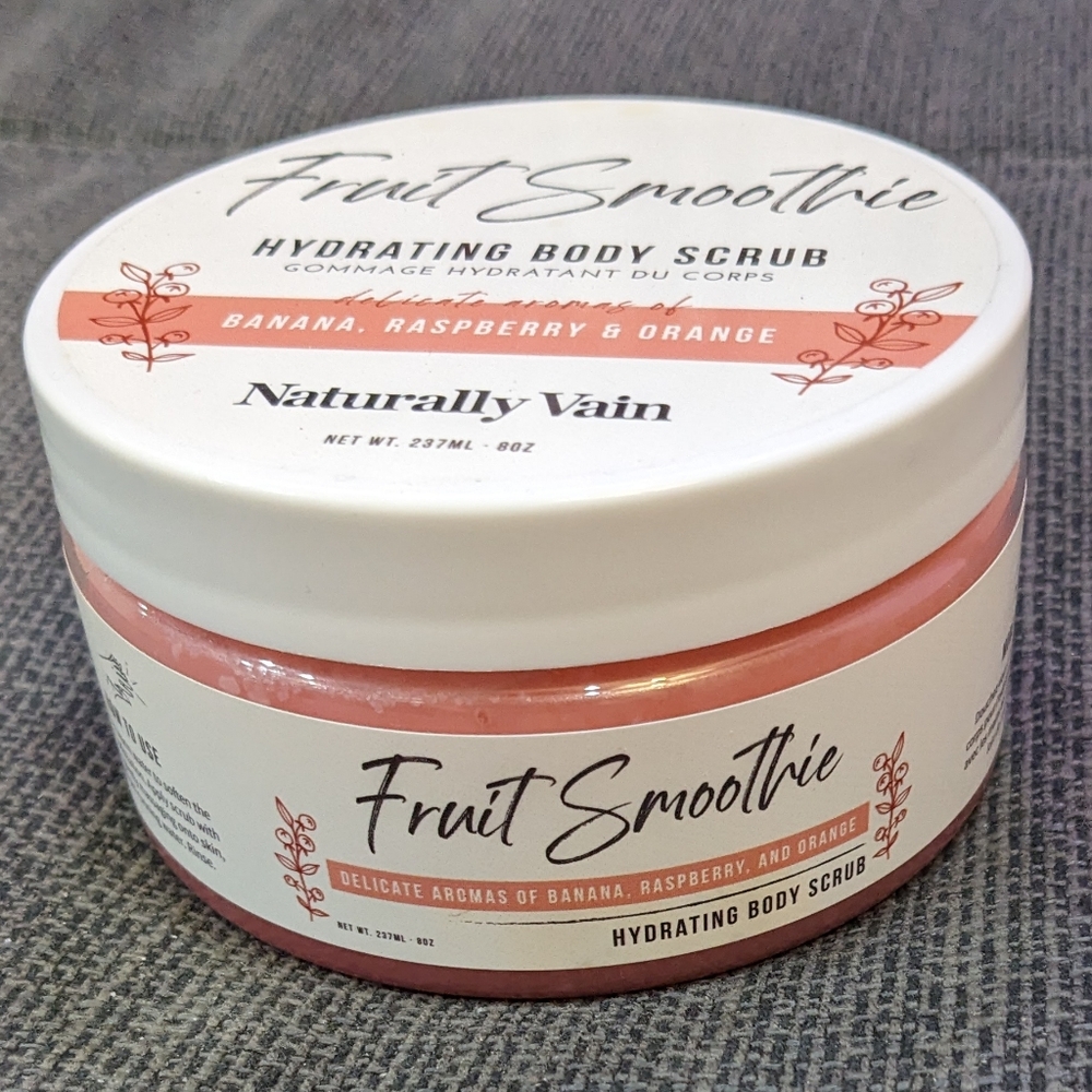 Naturally Vain Fruit Smoothie Hydrating Body Scrub